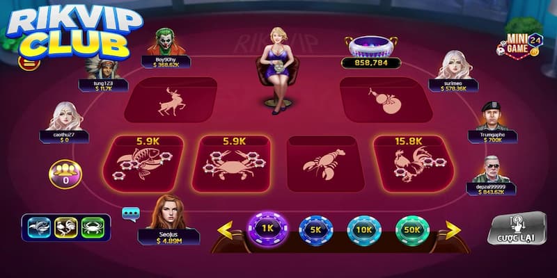 Mách bạn tips chơi game live bầu cua Rikvip thắng lớn