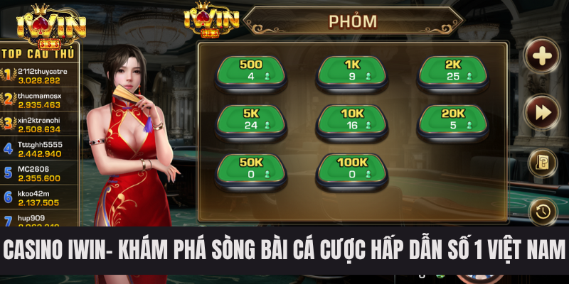 Casino IWIN- Khám phá sòng bài cá cược hấp dẫn số 1 Việt Nam