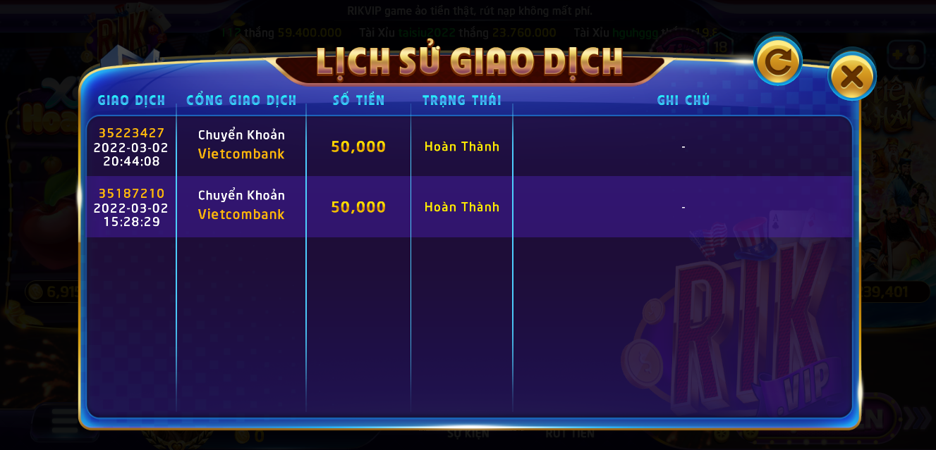 Rik VIP trở thành lựa chọn ưu tiên của đông đảo game thủ